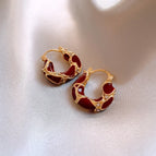 4#Earrings-gold-U-shaped