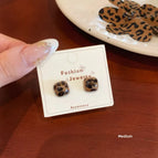 YJ2 Leopard Print Resin Square [Medium Size]