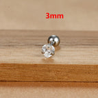 E1611 3mm Silver 1Pc
