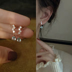 A Pair of Topaz Blue Ear Studs