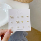 6 pairs of earrings set