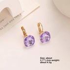 321-Square Crystal【Purple】