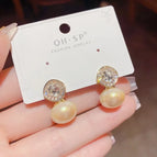 No. 60 Zircon Diamond Champagne Pearl (Real Gold Plating)