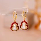 11# Pearl Gourd Ear Clip