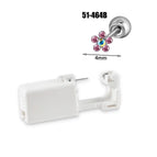 Steel Color 4mm Rose Flower