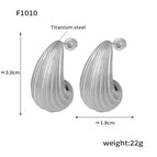 F1010-Steel Earrings