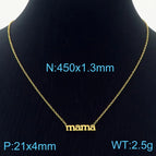 Gold Necklace Kn236022-KLX