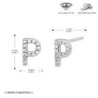 Platinum-Plated-p / 925 Silver