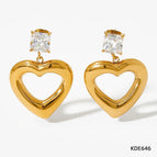 Kde646 Gold White Diamond