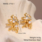 NMSE-J716-1 Gold Earrings