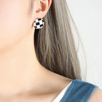 F759-Steel round Earrings