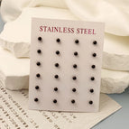Black / 4mm/12 Pairs