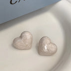 White Earrings B25