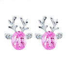 A138-41 Pink Elk Crystal