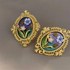 24#E2230 Magic Mirror Flower Oil Painting Frame
