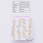 10x8.5mm / Butterfly / 12 Pairs/Package