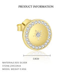 E4732-Yellow Gold/Single / 925 Silver