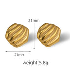 Small Square Gold