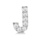 Letter Earrings J (Single Piece)
