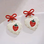 Red Earrings D11
