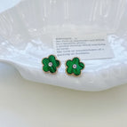 Green ear studs