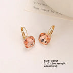 321-Square Crystal【Brown】