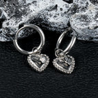 Steel Color / 2*10*9.9 * 9.8mm Single-Sided Arc Love