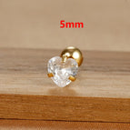 E1611 5mm Gold 1Pc