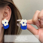 0364 Blue with White Small Flowers