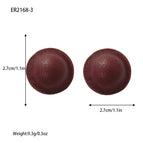 Wine Red round