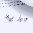 White Gold/Pair / 925 Silver