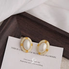 High-grade Pearl White (silver Needle Plated with Real Gold)