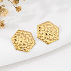 One Size / Gold / Oil Pressure Hexagon