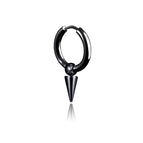 Ear Clip Single Pointed Short Black
