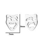 Crying Smiling Face Steel Color