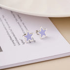 ER0740-Purple Five-Pointed Star