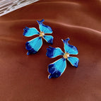 5#Silver Needle-Blue-Flowers