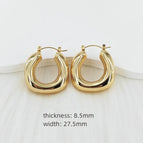 8.5mm * 27.5mm / Gold / 1 Pair/Package