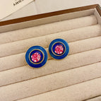 46#Silver Needle-Blue-Round