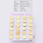 9x9mm / Square / 12 Pairs/Package