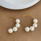 Cotton Textured Bead Earrings