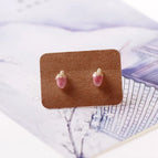 Pink Pinecone Earrings