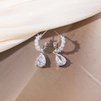 EZ009 Silver Rhinestone