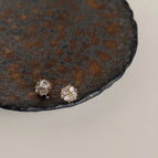 Stereo Zircon-Silver Needle