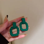 2# Silver Needle-Dark Green-5# Silver Needle. Cyan Twist Square