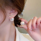 29# word big pearl earrings