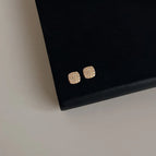 Square Zircon-Silver Needle
