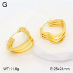 25mm Three / Gold / 1 Pair/Package