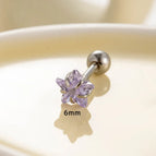 Silver / 3# -Change to Violet Blue 6mm