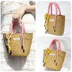 (Yellow Bag 16cm) Paired with [Pink] Hand Strap